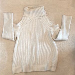 J.O.A. Cold shoulder sweater